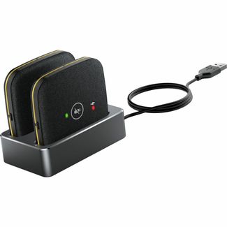 Yealink CPW65 2x Wireless DECT Microphones includes 2x CPW65 Charging cradle and 40cm USB Cable