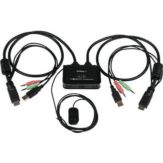 StarTech SV211HDUA 2 Port USB HDMI Cable KVM Switch
