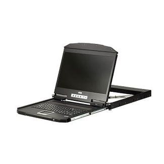 Aten CL3100NX-ATA-AU 18.5" Short Depth VGA Single Rail LCD Console