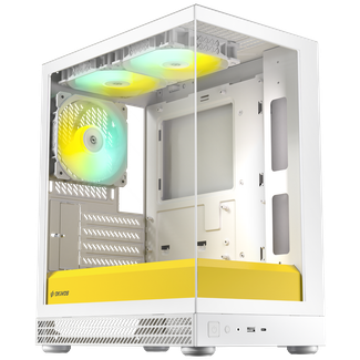 Okinos AQUA UNO YOLK Tempered Glass Mini Tower mATX Case