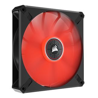 Corsair CO-9050123-WW ML140 LED ELITE 140mm Magnetic Levitation Red LED Fan with AirGuide Single Pack