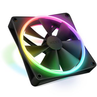 NZXT RF-D14SF-B1 F140RGB Duo 140mm Dual-Sided RGB Fan Single Pack Black