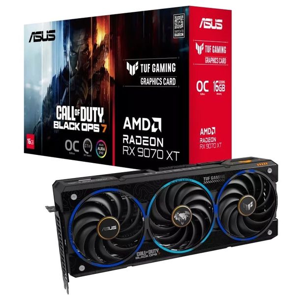 ASUS TUF-RX9070XT-O16G-COD-BO7 Radeon RX 9070XT TUF Gaming COD BO7 Special Edition 16GB GDDR6 Graphics Card