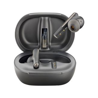 Poly 7Y8G4AA Voyager Free 60+ UC Black Earbuds with BT700 USB-C Adapter & Touchscreen Charge Case