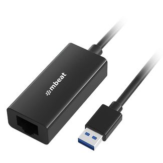 Mbeat MB-U3GL-1K USB 3.0 Gigabit Etherent Adapter - Black