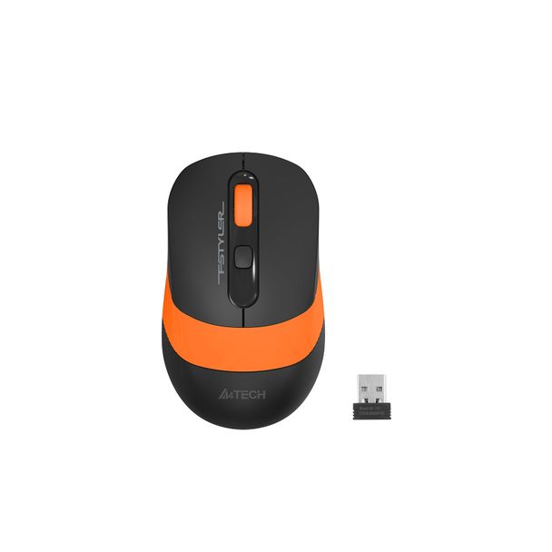 A4tech ERAMA718 FG10S Fstyler Silent Click Wireless Mouse USB Orange