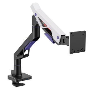 Brateck LDT95-C012UC-BLKWH Atlas Neo Gaming Monitor Arm with USB-A & USB-C Ports