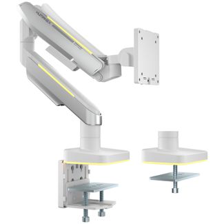Humanmotion T18-1W Brilliance Angel RGB Gaming Monitor Arm