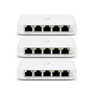 Ubiquiti USW-Flex-3 USW Flex 3 Pack- Managed Layer 2 Gigabit switch