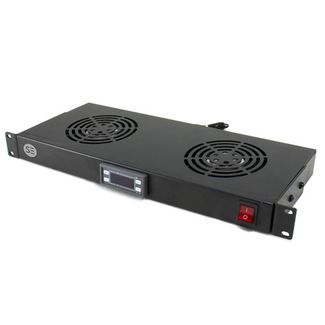 Serveredge RMF2PTK 2 Way Fan Kit with Thermostat - 1RU Rack Mountable
