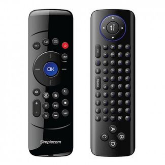 Simplecom RT200 Rechargable 2.4G Wireless Remote Air Mouse with Keyboard for PC Android