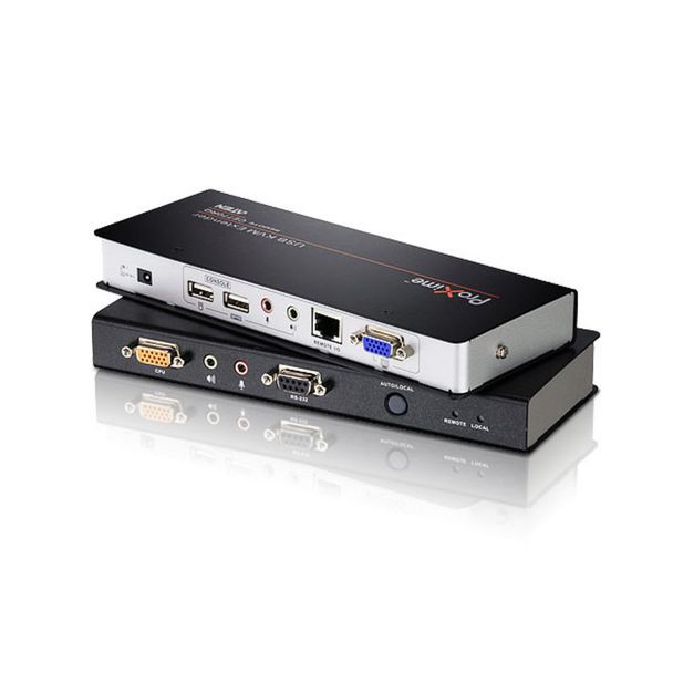 Aten CE770-AT-U USB VGA/Audio Cat 5 KVM Extender with Deskew