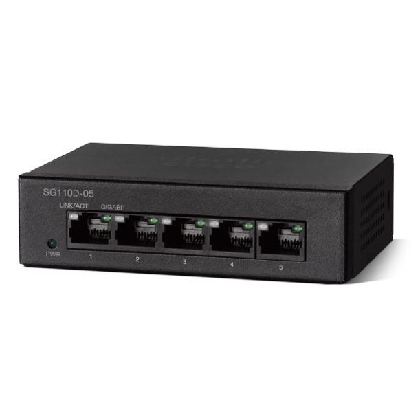 Cisco CBS110-5T-D-AU CBS110 Unmanaged 5-port GE, Desktop, Ext PS