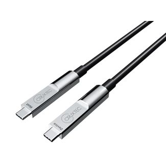 Cruxtec CCF10-10-BK USB-C USB 3.2 Gen 2 Full-Feature 8K60Hz Active Optical Cable with PD 60W 10m