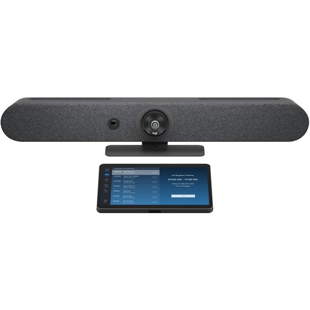 Logitech TAPRMGUNIAPP Meeting Room Solution Rally Bar Mini + TAP Cat5E CollabOS Android
