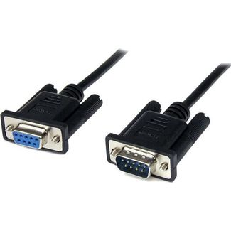 StarTech SCNM9FM2MBK 2m Black DB9 RS232 Null Modem Cable F/M