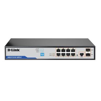 D-Link DGS-F1210-10PS-E 10-Port Gigabit Long PoE+ Switch