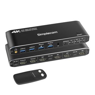 Simplecom KM430 Dual HDMI Monitor KVM Switch