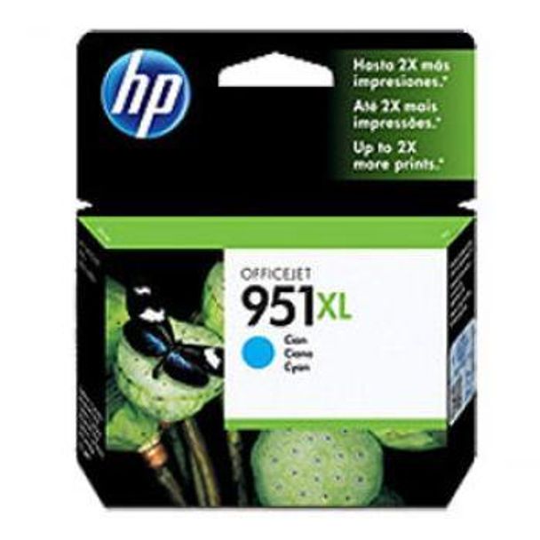 HP 951XL Cyan Officejet Ink CartridgeCN046AA