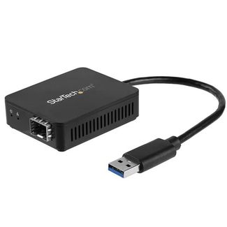 StarTech US1GA30SFP USB 3.0 to Fiber Optic Converter - Open SFP - 1000BASE-SX/LX