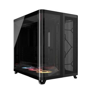 Corsair CC-9011318-WW AIR 5400 RS-R ARGB Tempered Glass Mid-Tower ATX Case Black