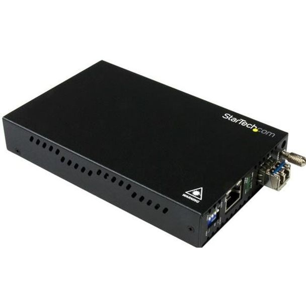 StarTech ET91000SM20 GbE Fiber Media Converter - SM LC 20 km