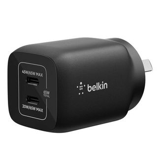 Belkin ENA007auBK 65W Dual USB-C Wall Charger for Nintendo Switch 2