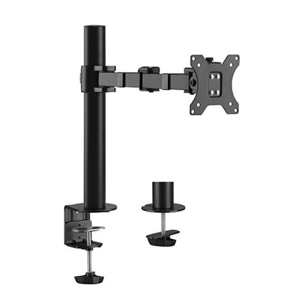 Brateck LDT33-C012 Single Monitor Affordable Steel Articulating Monitor Arm Fit Most 17'-32'