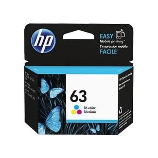HP 63 Tri-Color Ink Cartridge F6U61AA