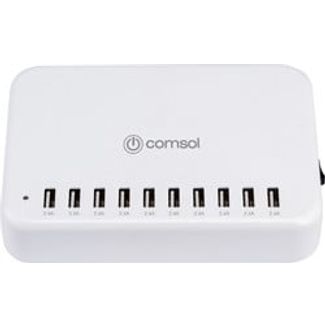 Comsol MCS10120 10 Port USB Charging Station 120W Total Power