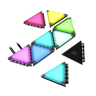 Corsair CL-9011115-WW iCUE LC100 Case Accent Lighting Mini Triangle Expansion Kit