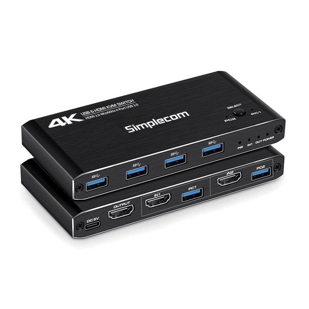 Simplecom KM420 2 Port HDMI KVM Switch