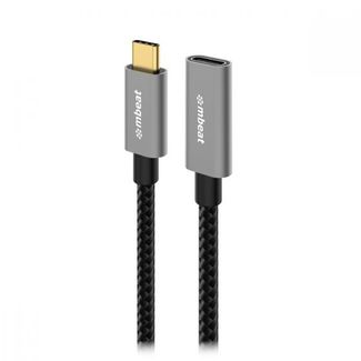 mbeat MB-XCB-C2CF100 ToughLink USB 3.2 Gen2 USB-C Extension Cable Space Grey 1m