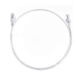 8Ware CAT6THINWH-20M CAT6 Ultra Thin Slim Cable 20m - White