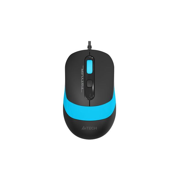 A4tech ERAMA702 FM10S Fstyler Silent Click Optical Wired Mouse USB Blue