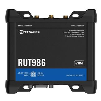 Teltonika RUT986000400 RUT986 INDUSTRIAL GLOBAL LTE CAT 4 ROUTER