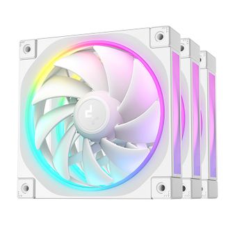 DeepCool R-FL12R-WHAPN3-G FL12R White 120mm Fan (3-Pack)