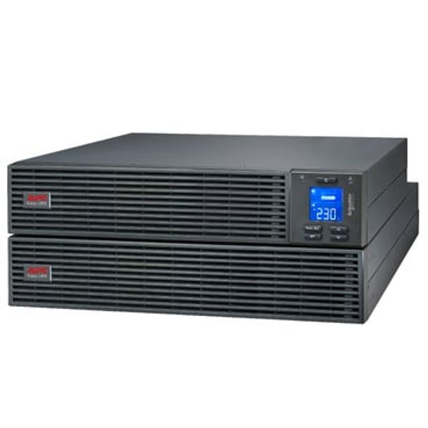 APC SRVL3KRILRK 4U Rack/Tower On-Line 3kVA 230V 6x IEC C13 + 1x IEC C19 with Rail Kit Easy UPS