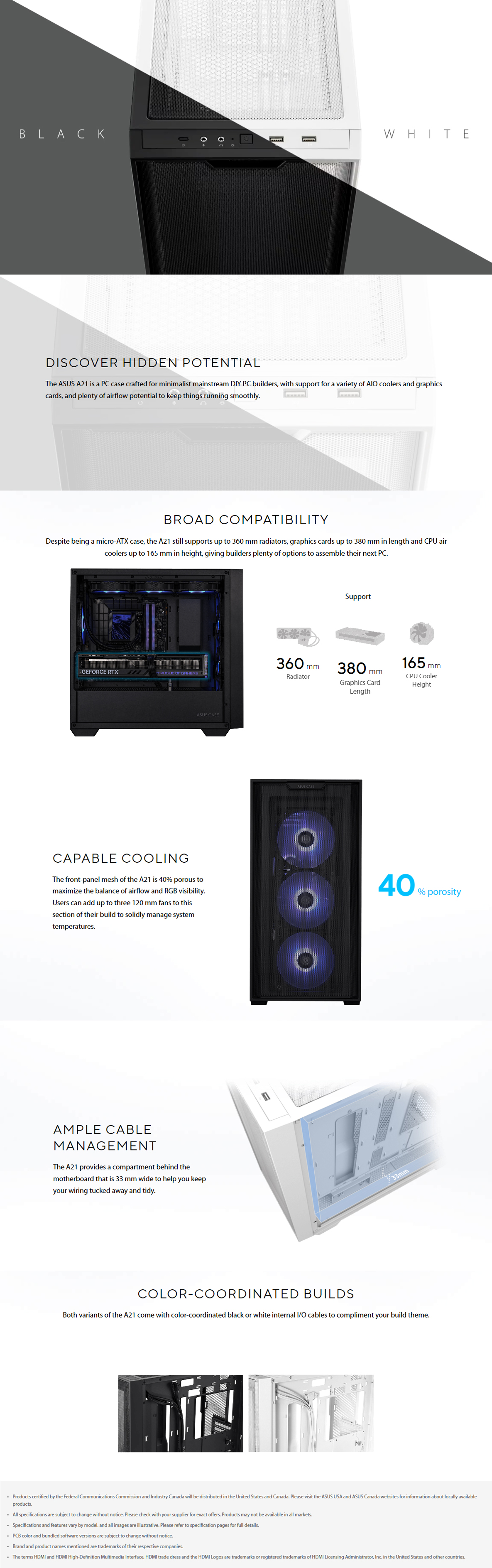 A21 ASUS CASE/BLK