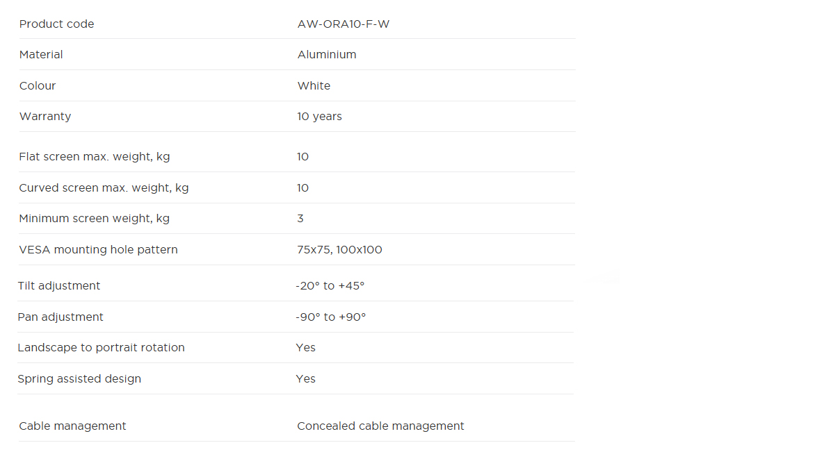 AW-ORA10-F-W