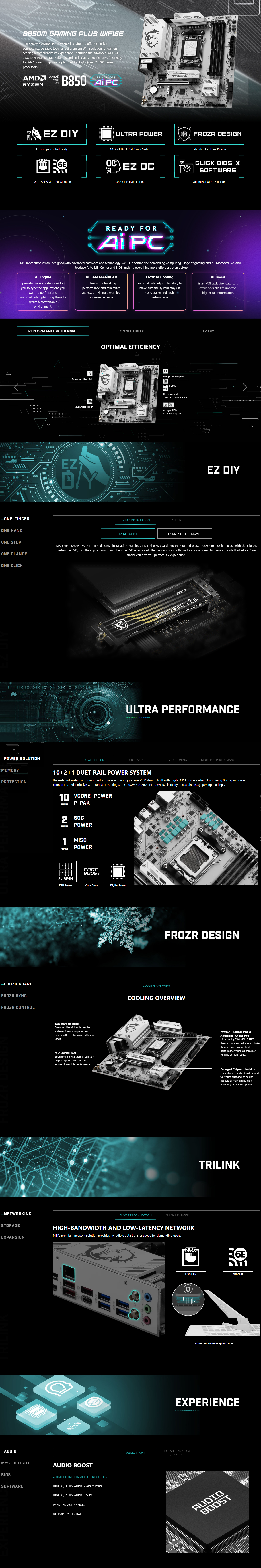 B850M GAMING PLUS WIFI6E