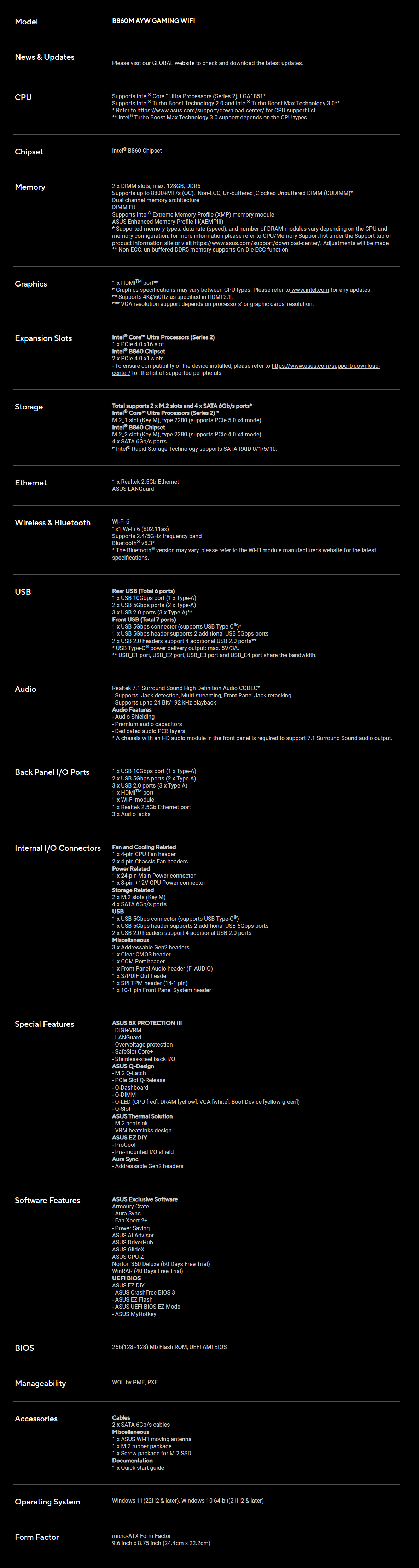B860M AYW GAMING WIFI