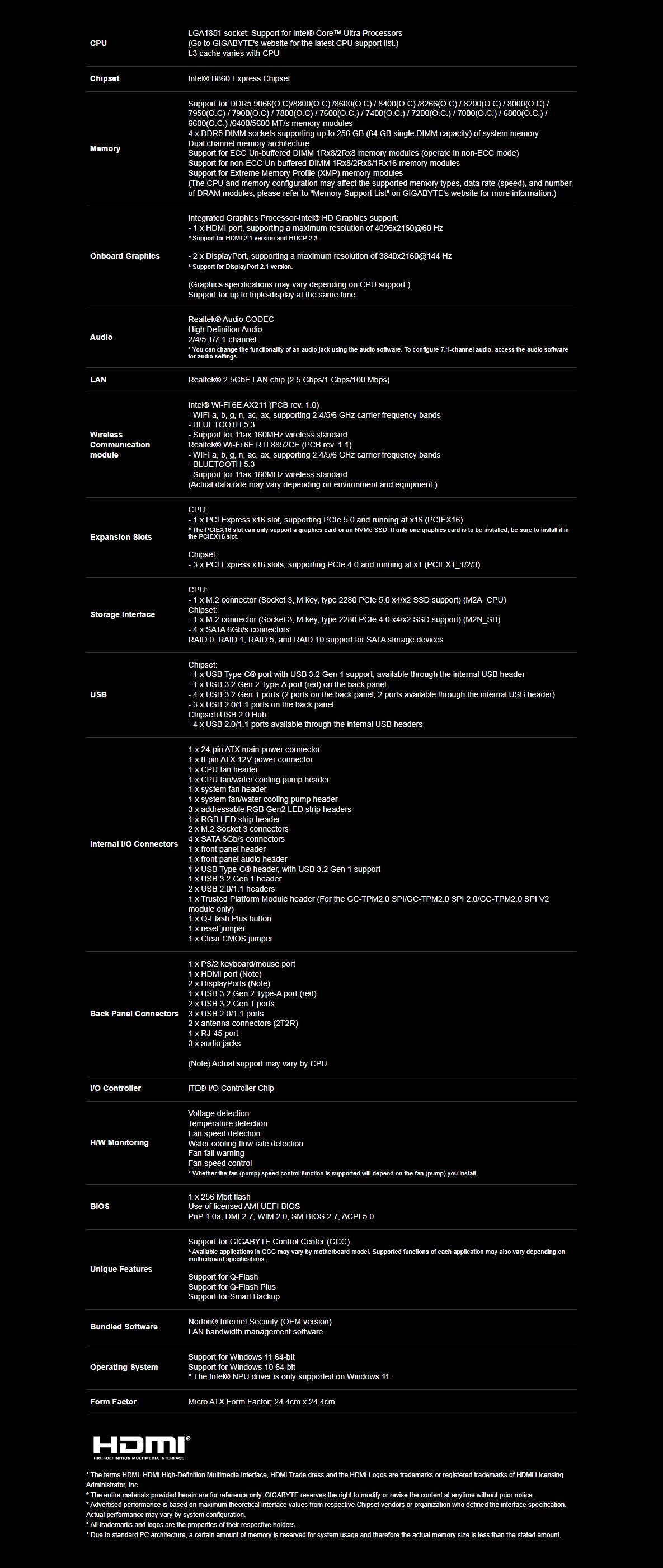 B860M DS3H WIFI6E