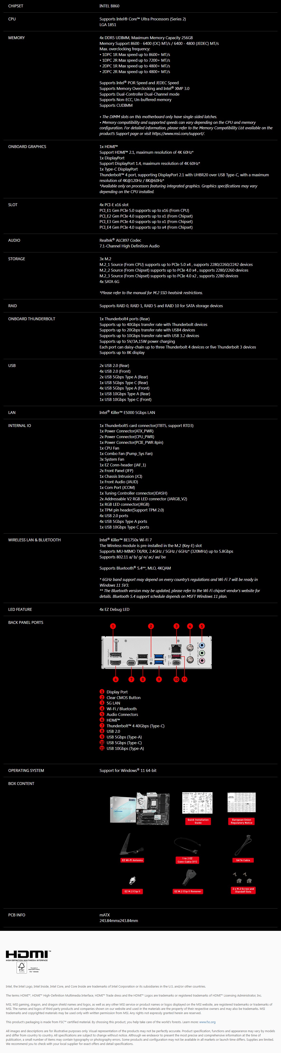 B860M GAMING PLUS WIFI