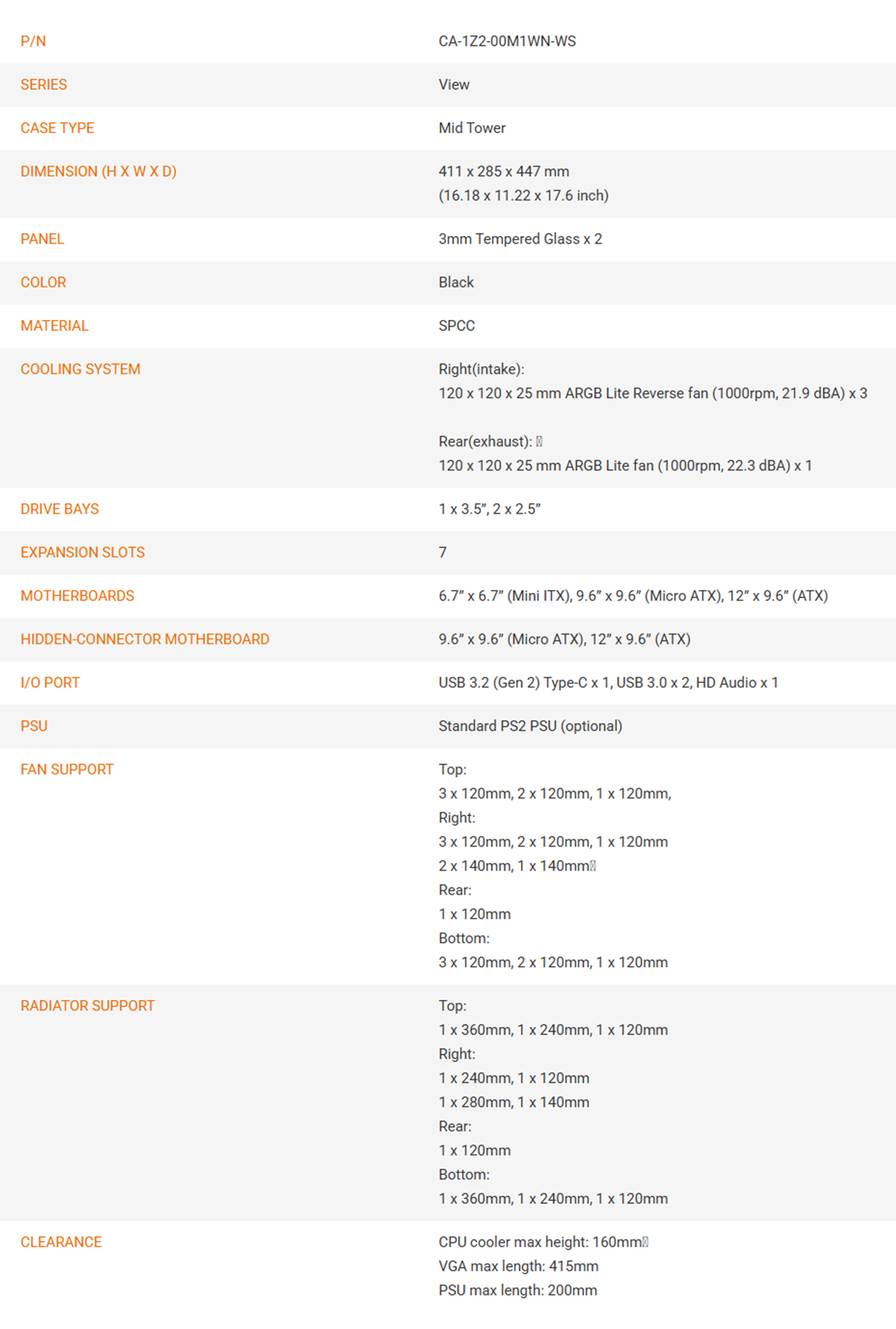 CA-1Z2-00M1WN-WS