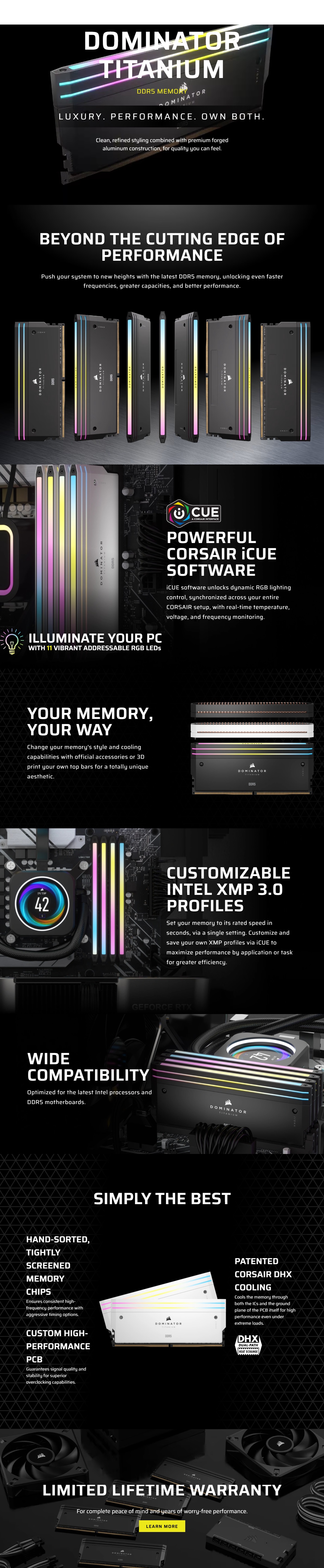 Corsair CMP32GX5M2X6600C32W