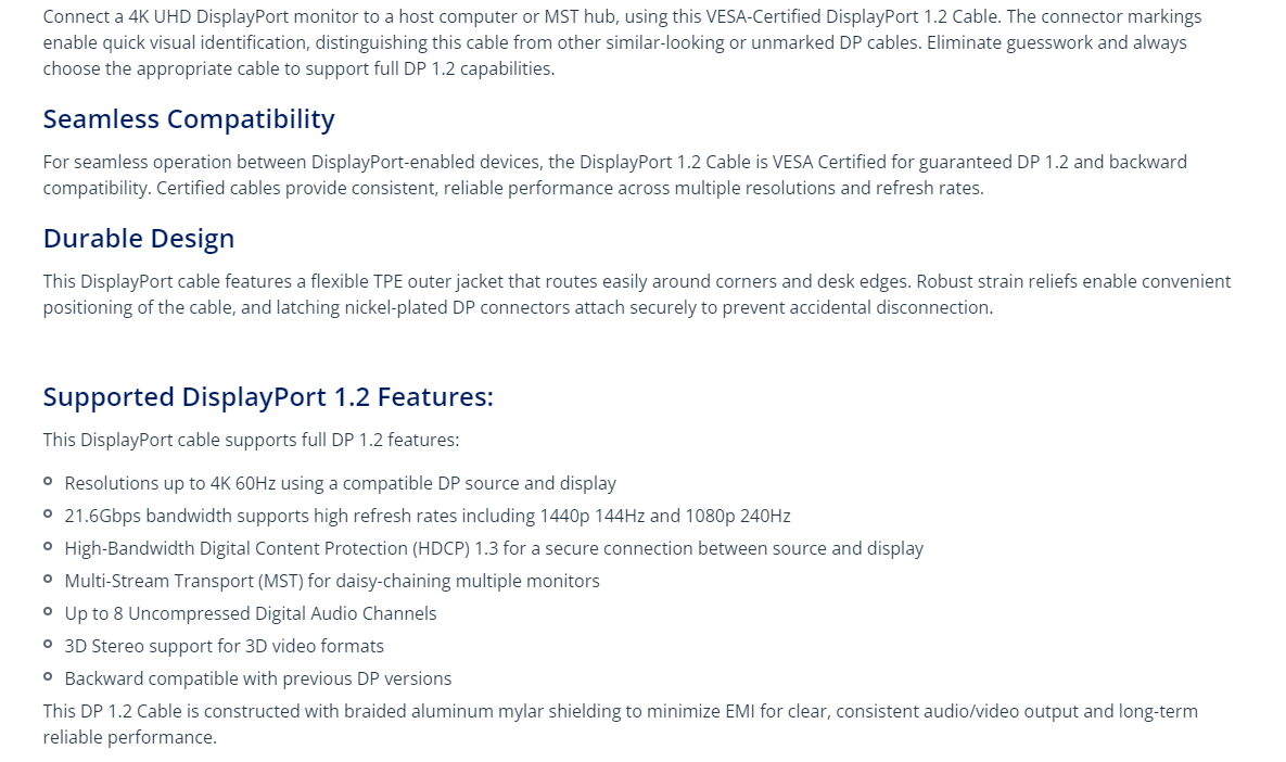 DP12-CABLE-10FTW