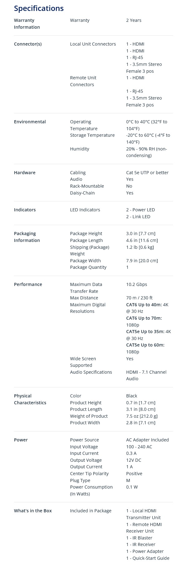 EXTEND-HDMI-4K40C6P1
