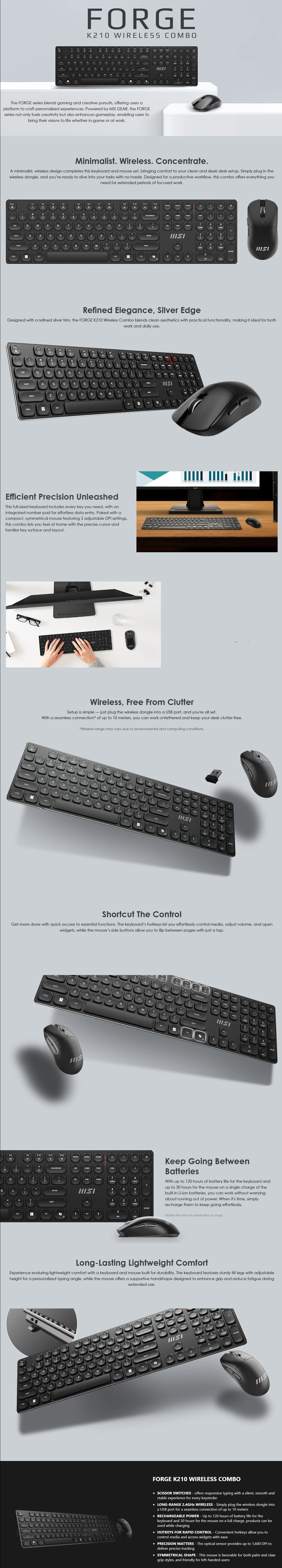 FORGE K210 W COMBO US