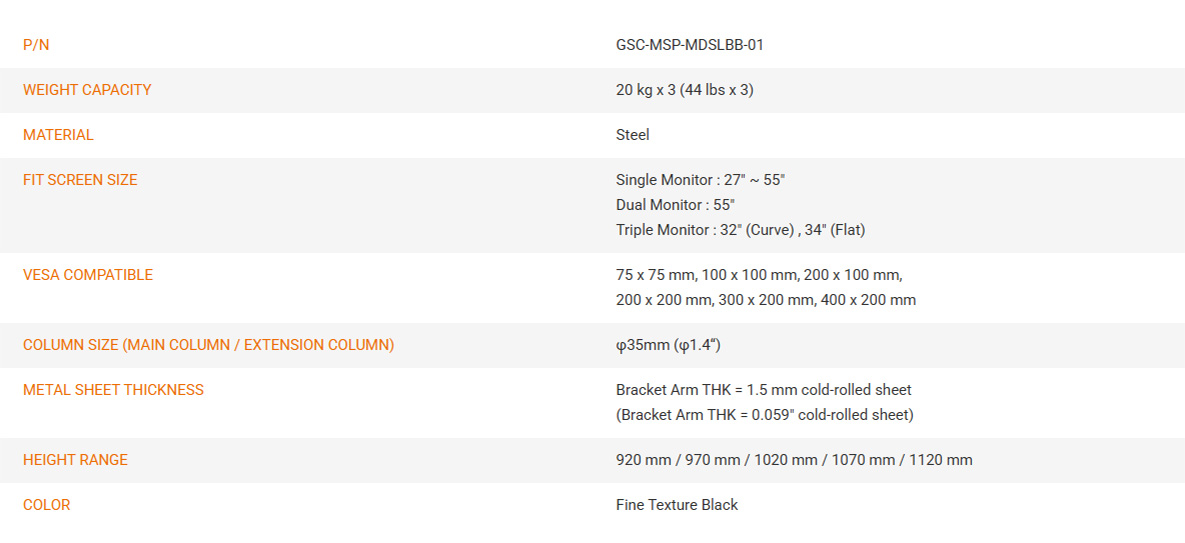 GSC-MSP-MDSLBB-01